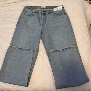 Light Blue Denim Jeans abercrombie women